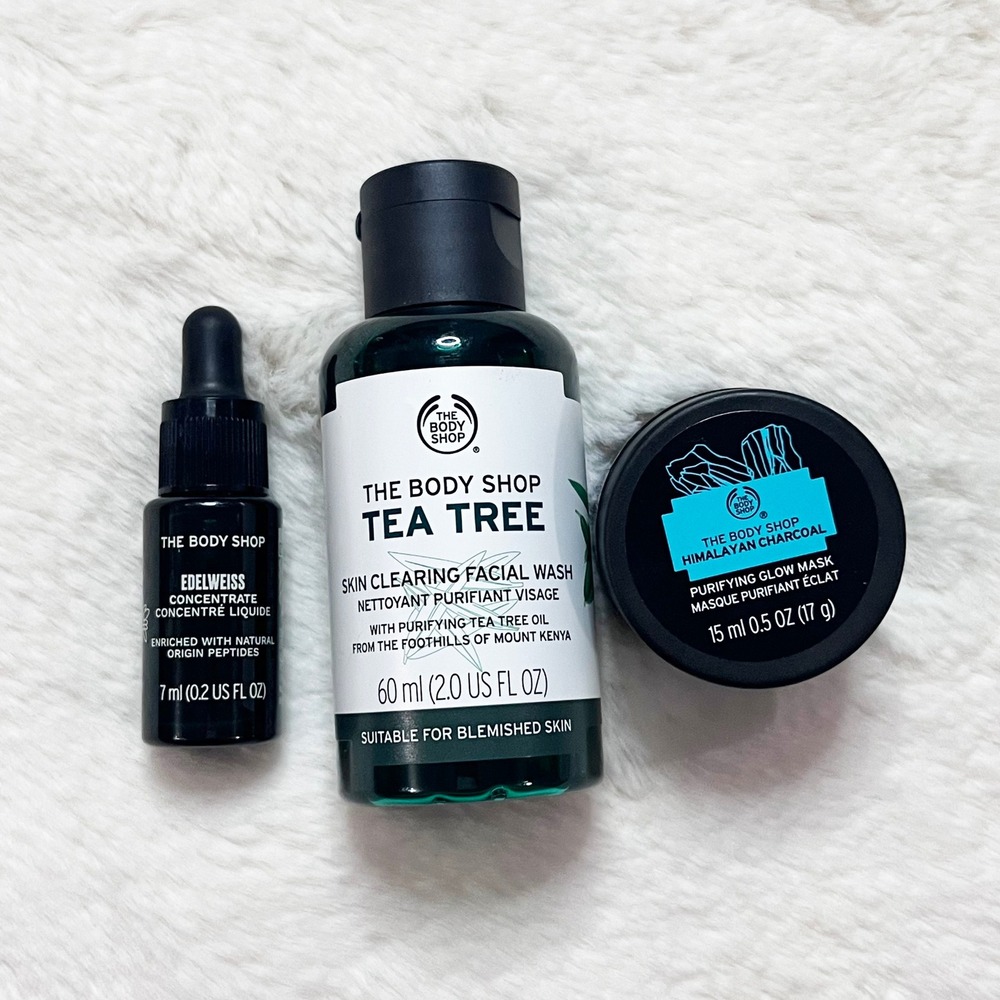 The Body Shop 3 Piece Minis With Bag